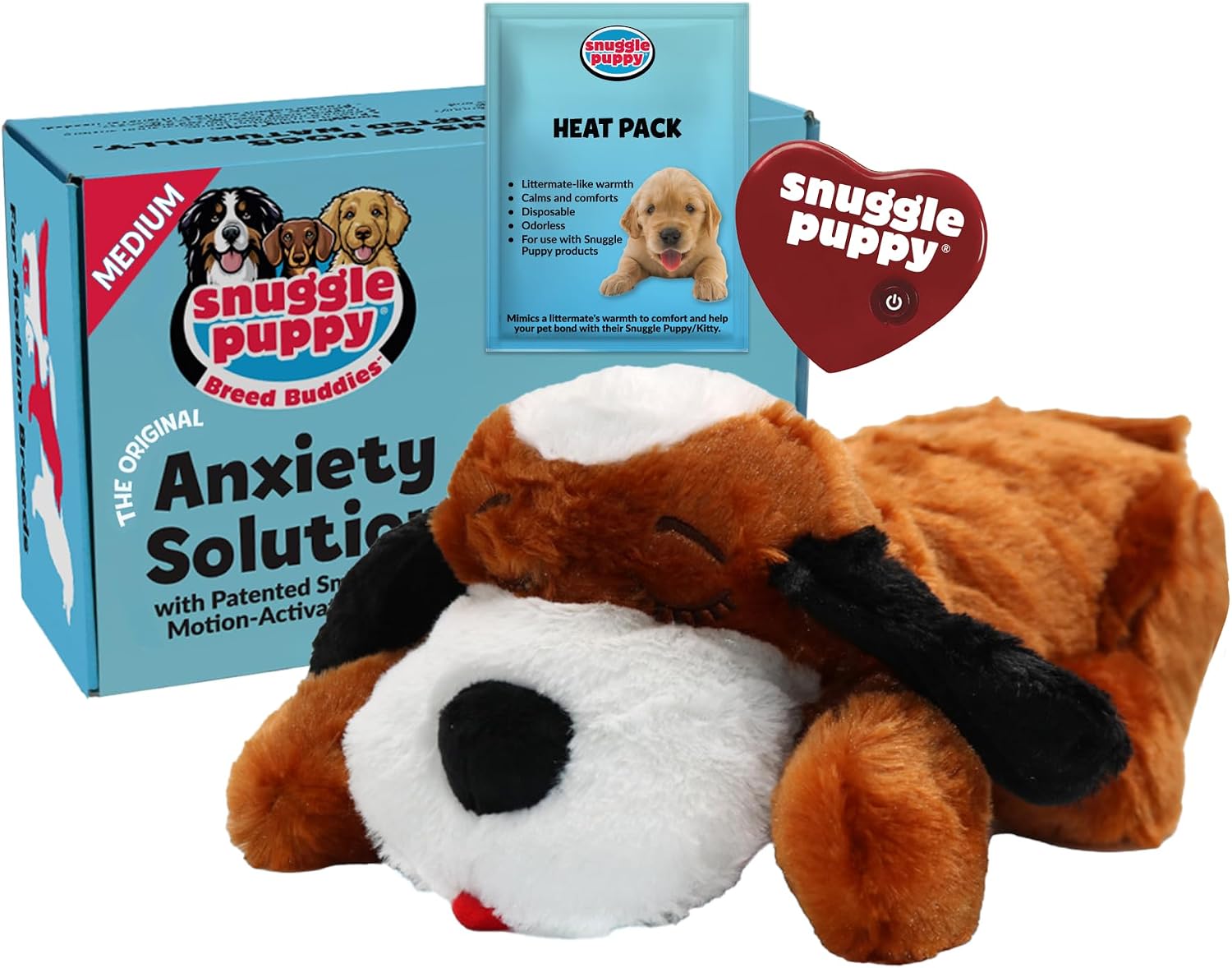 Smartpetlove Snuggle Puppy Brown/White
