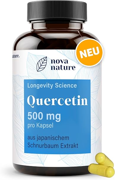 NovaNature Quercetin High Dose 500 mg per Capsule 120 Capsules