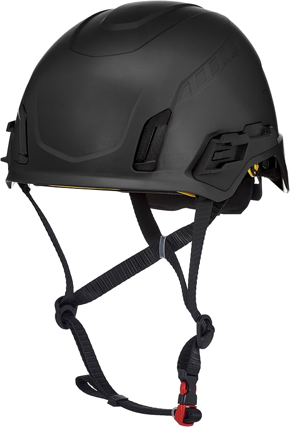 MSA V-Gard H2 Pro Safety Type 2 Helmet with Comfortable Fas-Trac III Ratchet Suspension |Push-Button Accessory Rail and Universal Lighting Clips | MIPS Protection System | Standard Size
