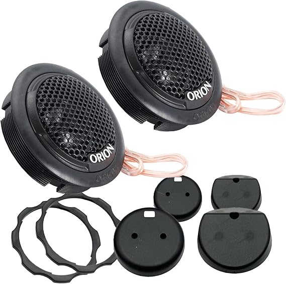 ORION Cobalt CB1TW 1" Silk Dome Car Tweeters, 40W RMS, 160W Max Pair