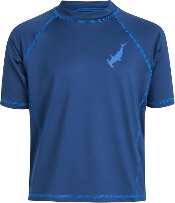 Big Chill Boys UPF 50+ Long & Short Sleeve Rash Guard Swim Shirts