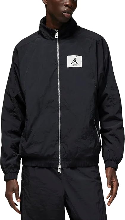 Nike Jordan Essentials Men's Statement Warm-up Jacket (Medium, Black)