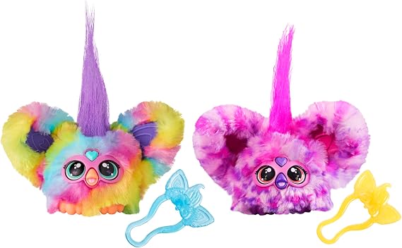 Furby Furblets 2-Pack, Mini Friends Ray-Vee & Hip-Bop