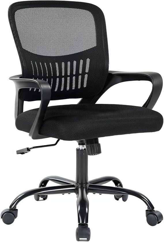 DUMOS Home Office Chair, Computer Desk Chair, Lumbar Support