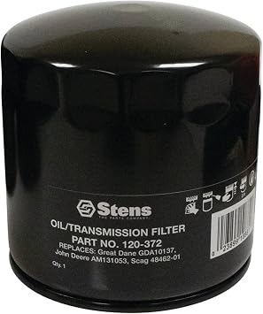 Stens 120-372 Transmission Filter Replaces Scag 48462-01 Toro 67-8110 Snapper 7027164 Great Dane GDA10137 Bad Boy 063-8014-00 John Deere M131053 Napa 1519 Snapper 2-7164