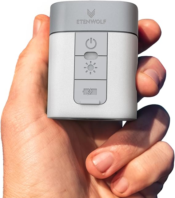 ETENWOLF AIR 3 Air Pump for Inflatables with 2600mAh Battery& Camping Light