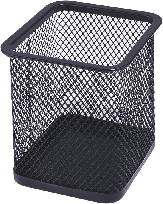 HSYMQ Pen Holder for Desk, Wire Mesh Pencil Cup Holder for Desk Organizer for Office Supplies