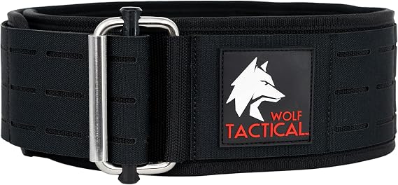 WOLF TACTICAL Weight Lifting Belt Weight Belt for Men, Weightlifting Belt for Powerlifting, Deadlift, Squats, Workout Belt Gym Belts for Men