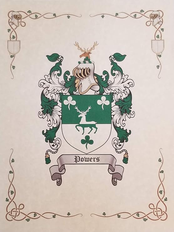 Mr Sweets Bossi Coat of Arms, Family Crest 8.5x11 Print - Surname Origin: Italian Italy