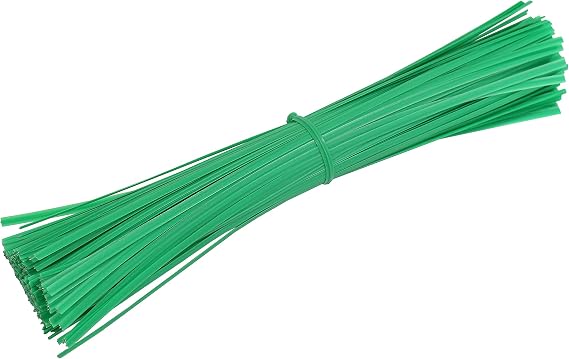 Gardzen 300 Pack 8" Twist Ties Reusable Coated Wire Plant Ties