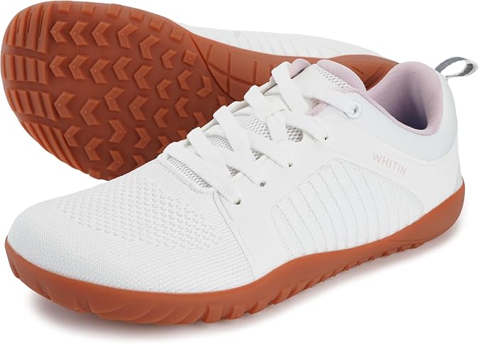 WHITIN Women's Wide Barefoot Trail Running Shoes W51 | Flexible Traction, Natural Toe Splay, Balance Ground Feel for Hiking Training & Casual Walking