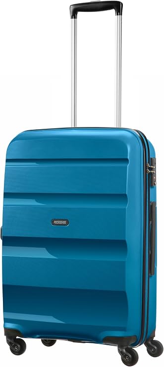 American Tourister BON AIR - Spinner M, Suitcase, 66 cm, 57.5L, Blue (Seaport Blue)