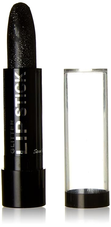 Stargazer Glitter Lipstick Black
