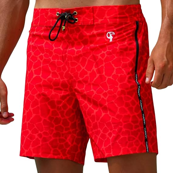 Tucann Men's Trunks 7" Compression Liner Quick Dry Chlorine Resistant