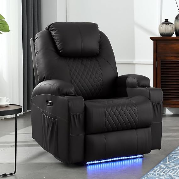 Power Recliner Chair with Massage and Heat for Living Room