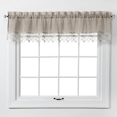 RENAISSANCE HOME FASHION Lillian Valance, 58 X 12, Linen