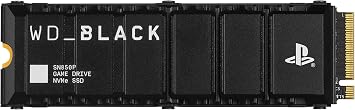 WD_BLACK SN850P 4TB PS5 SSD, Officially Licensed for PlayStation 5, Read Speeds Up to 7300 MB/s, M.2 2280 PCIe NVMe, Exclusive Heatsink Design, Internal Gaming SSD