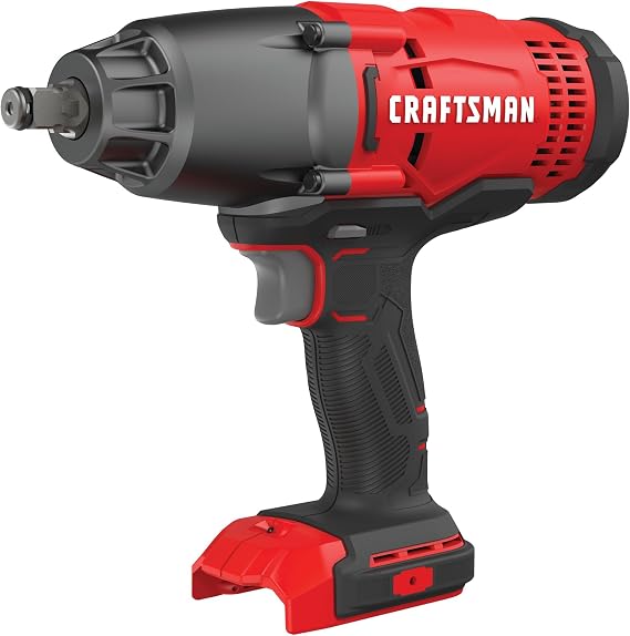 CRAFTSMAN V20 Cordless Impact Wrench, 1/2 inch, Bare Tool Only (CMCF900B)