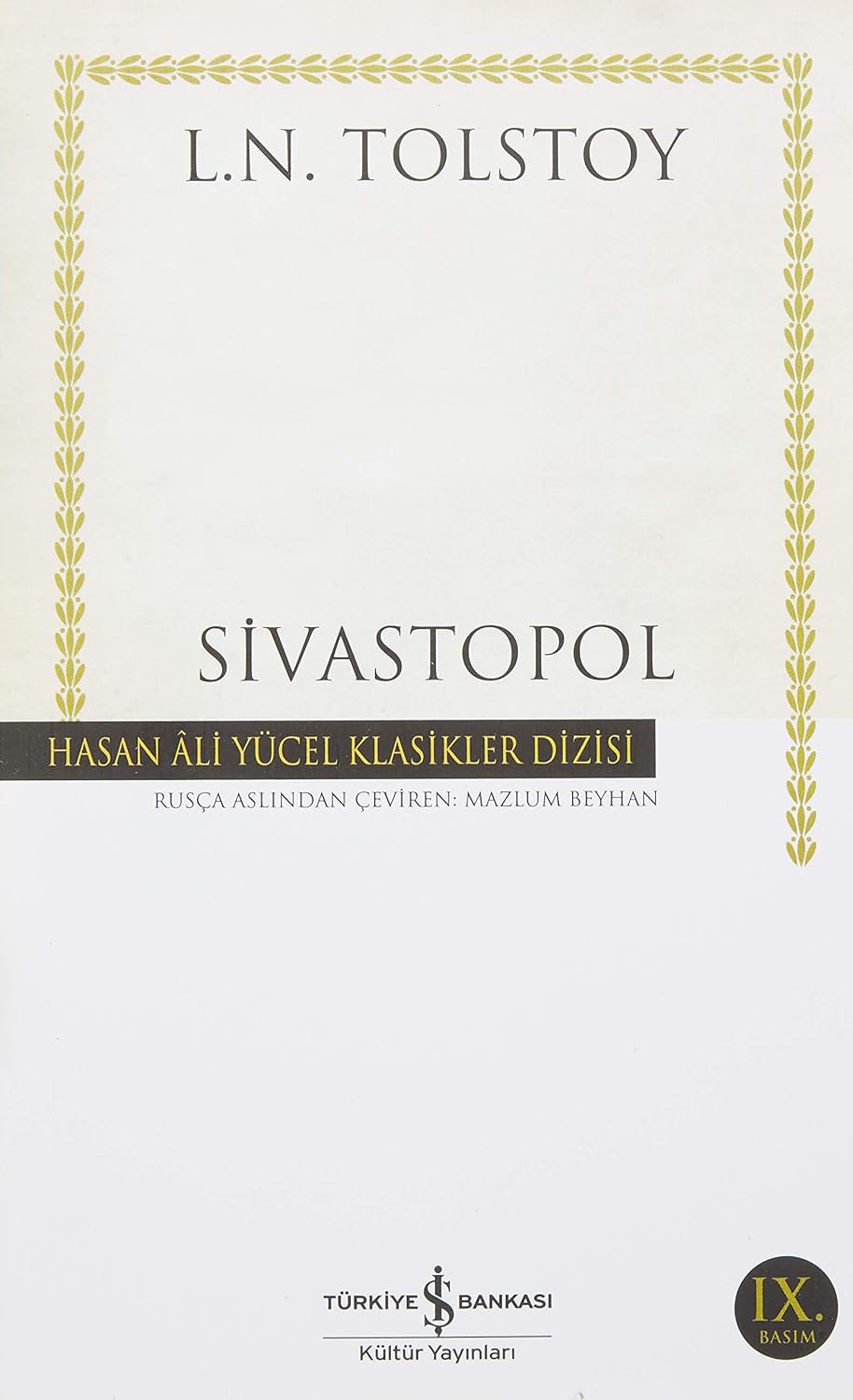 Sivastopol Kağıt Kapak – 1 Ocak 2009