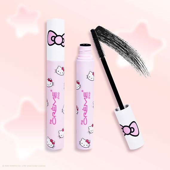 The Creme Shop x Hello Kitty Lash Luv Serum Mascara (Black) | Lengthening & Volumizing Mascara - Long-Lasting Wear, Smudge-Resistant - Serum Infused for Naturally Long Lashes