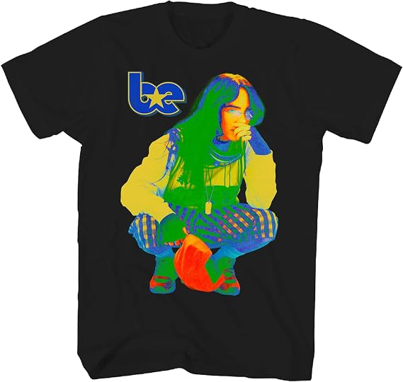 2Bhip Billie Eilish Hit Me Hard and Soft Graphic T Shirt Black