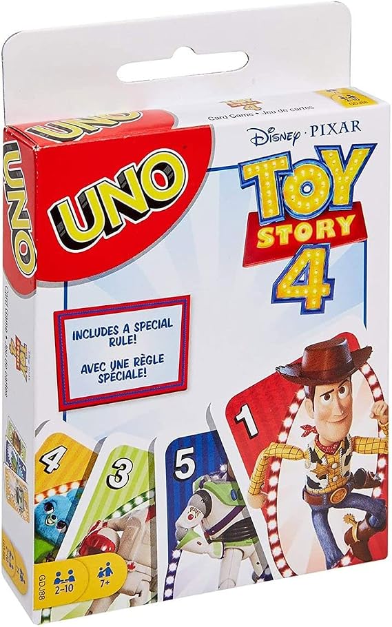 Mattel Games UNO Featuring 4 -Kids and Family Card Game