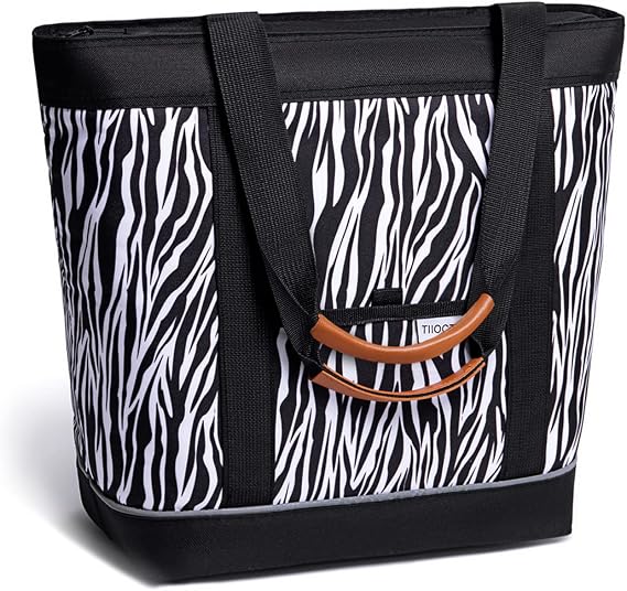 Insulated Cooler Bag Reusable Grocery Tote Bags Transport Large Lunch Box for Women