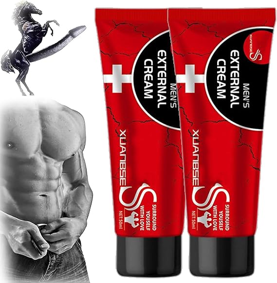 Mens External Cream - 2023 New Men's Energy Strength Massage Cream, Xbs Xuanbse Cream L,Vitality Boost Cream, All Night Powerful Delay Lasting Performance (2 Pcs)