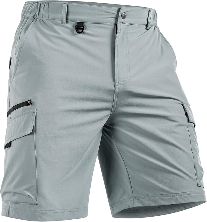 NORTHYARD Men's Cargo Hiking Shorts 9" Lightweight Quick-Dry Outdoor