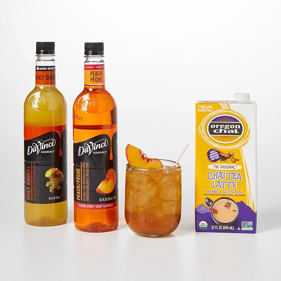 Oregon Chai and DaVinci Gourmet Bourbon Chai Spritz Bundle Pack