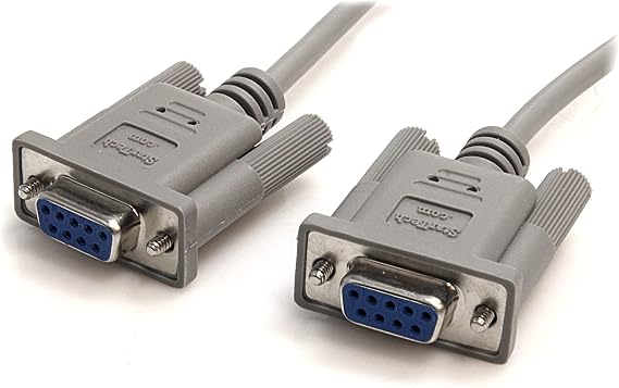 10' RS232 Serial Null Modem Cable - Null modem cable - DB-9 (F) to DB-9 (F) - 10 ft (SCNM9FF) | Cross Wired RS232 Null Modem Cable, DB-9 (F) to DB-9 (F)