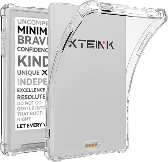 Case for Xteink X3,Clear Soft TPU Back Cover,Thin & Lightweight