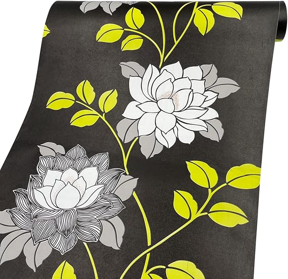 White Rose Shelf Liner Self-Adhesive Floral Drawer Paper Protect Furniture Wall Surface Decor Girls Makeup Box Wallpaper Roll 118x17.7 Inch