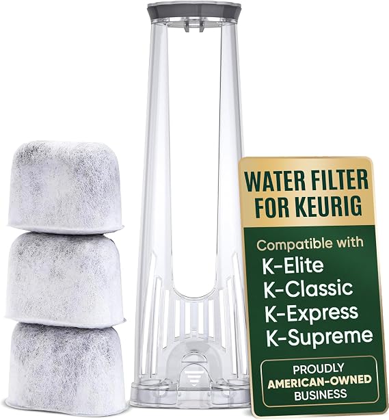Keurig Water Filter Starter Kit - Tall Handle Filter Holder Replacement