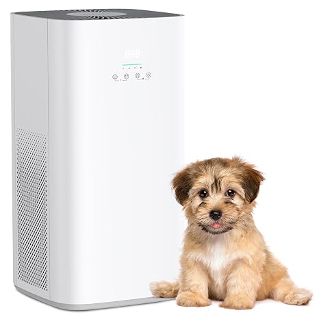 VUSIGN Air Purifiers for Home Large Room Up to 2400 Ft2 in 1 Hr with Washable Pre-Filter
