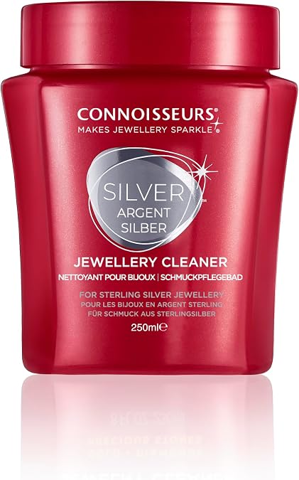 CONNOISSEURS Premium Edition Jewelry Cleaner, Value Size 9.6oz - Pick from Fine, Silver or Delicate Jewelry Cleaner