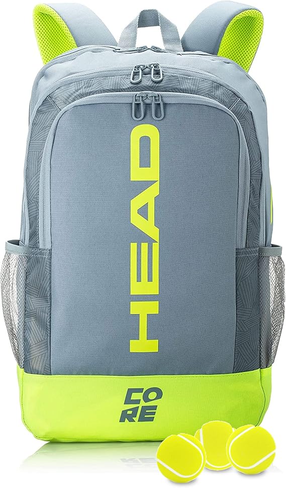 HEAD Core Tennis Backpack - Holds 2 Racquets with Padded Adjustable Straps Sports Bag