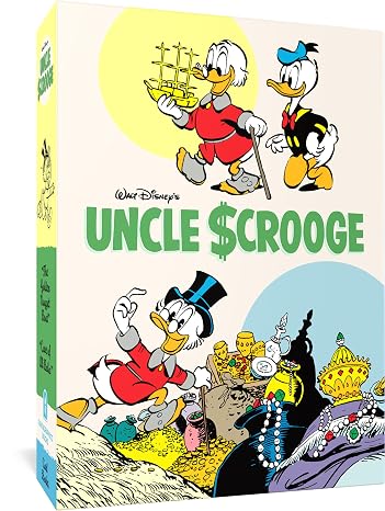 Walt Disney's Uncle Scrooge Gift Box Set "The Golden Nugget Boat" & "Cave of Ali Baba": Vols. 26 & 28 (The Complete Carl Barks Disney Library)