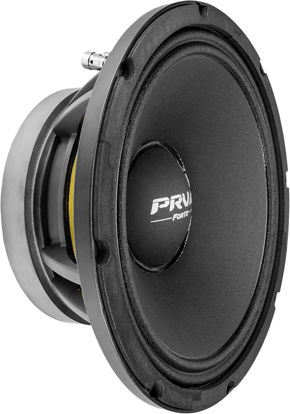 PRV AUDIO 10 inch Midbass Speaker 10MB800FT, 800 Watts, 8 Ohm, 2.5 in Voice Coil, Pro Audio Mid Bass Loudspeaker (Single)