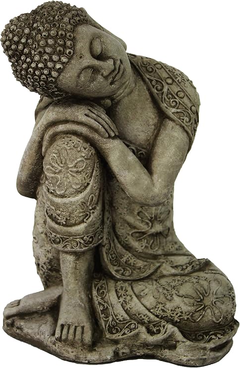 Thai Buddha Meditating Sitting Buddha Garden Statues Concrete Asian Statue Chinese Outdoor Buddha Statuary Cast Stone Figurine