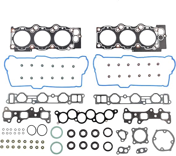 DNJ HGS958 Engine Cylinder Head Gasket Set, Complete Head Repair Kit for 1992-1993 Lexus Toyota Camry ES300 3.0L V6 24V DOHC 2959cc