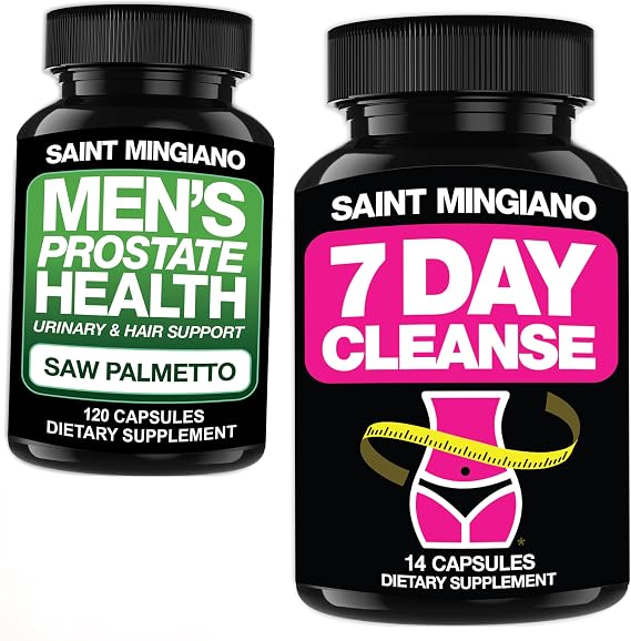 7 Day Cleanse Program Detox - with - Mens Prostate Support