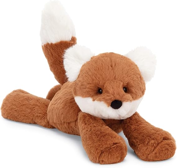 Jellycat Smudge Fox Stuffed Animal, 9.5 inches - Woodland Animal Plush Toy - Classic Children's Gift