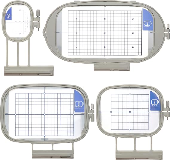 New brothread Embroidery Machine Hoop 4 in 1 Set - SA437+SA438+SA439+SA441