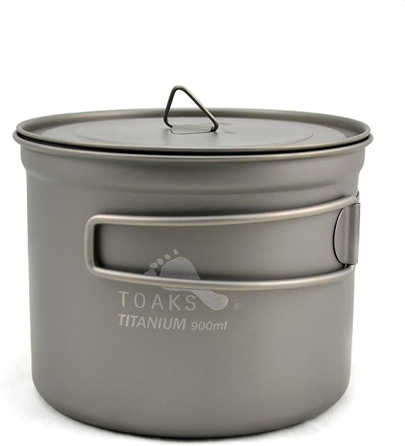TOAKS Titanium 900ml Pot with 115mm Diameter