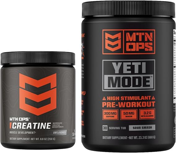 MTN OPS Creatine + Yeti Mode Sour Smash Bundle
