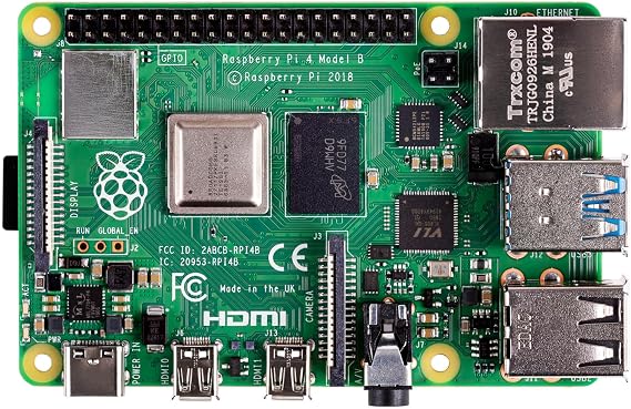 Raspberry Pi 4 Modelo B 2019 Quad Core 64 bit WiFi Bluetooth 4 GB