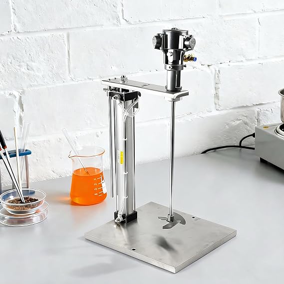 Pneumatic Paint Mixer 1/2HP 5 Gal / 20L Pneumatic Mixing Machine Stainless Steel Air Agitator Blender Stirrer Ink Mixing Machine Mixer