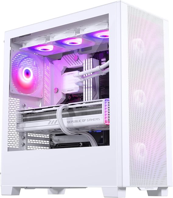 Phanteks XT Pro Ultra ATX Case Tempered Glass Window, White