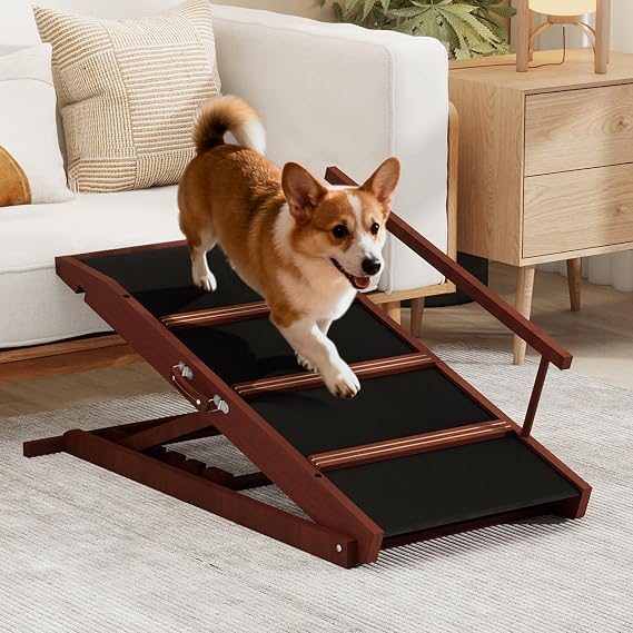 Dog Ramp for Bed Small Folding Pet Ramp for Dogs